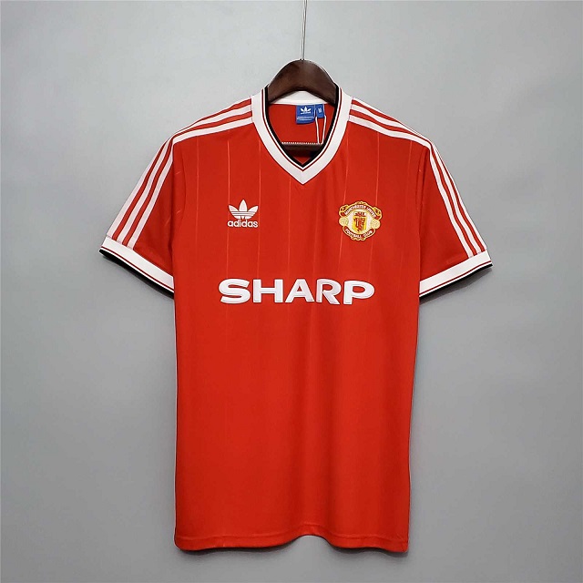 AAA Quality Manchester Utd 83/84 Home Soccer Jersey